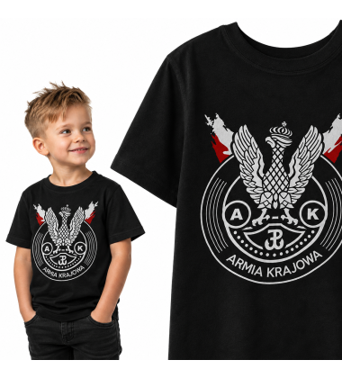 Koszulka dziecięca Patriotyczna  AK PODZIEMIE ZBROJNE